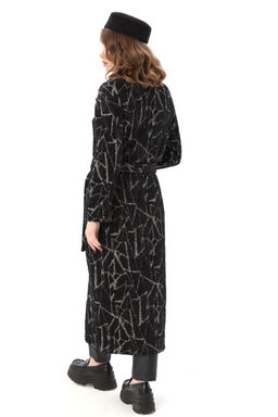 Костюм NIKVA н1003-1 чёрная геометрия и чёрный  фото 2