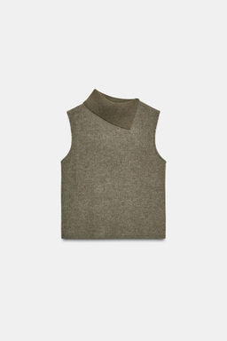 SOFT SCOOP NECK TOP - Zara фото 7