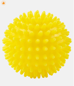 Мяч массажный BASEFIT GB-602 6 см, желтый.