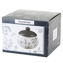 Медовница Луговые травы d=13,5см. h=11,5см. v=500мл. (керамика) (подарочная упаковка) - Dolomite фото 2
