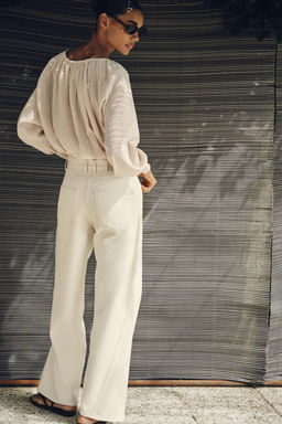 JEANS Z1975 WIDE LEG TIRO ALTO / Crudo - Zara фото 4