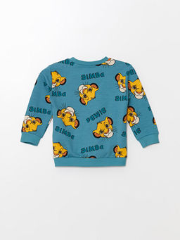 Bisiklet Yaka Uzun Kollu Bask?l? Erkek Bebek Sweatshirt - Waikiki фото 3