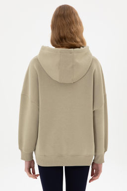 Kad_n A__k Haki Basic Sweatshirt Sepette S_rpriz _ndirim - U.s. polo assn фото 7