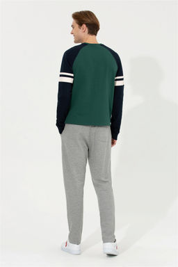 Мужские серые меланжевые спортивные штаны - U.s. polo assn фото 4