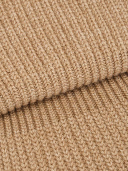 Шапка жен. шерсть+акр LB-N88044 beige melange - Labbra фото 4