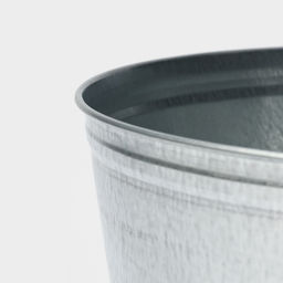 Ведро хозяйственное оцинкованное с ручкой, 9 л, d=26 см, h=23 см, ГОСТ