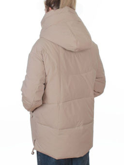 2387 BEIGE Куртка зимняя женская (150 гр. холлофайбер)