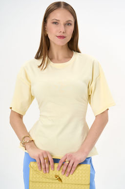 Футболка с завязками Николь (жёлтый) - Эльза фото 3