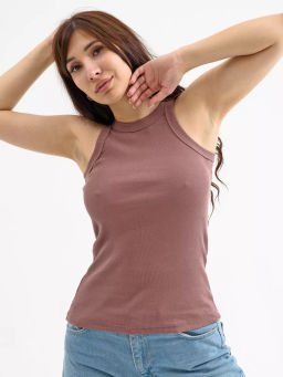 Майка женская Оптима Кашкорсе рубчик из хлопка  фото 79