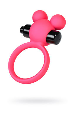 Виброкольцо на пенис A-Toys by TOYFA Pikle, силикон, розовое, 6,9 см, 3,1 см