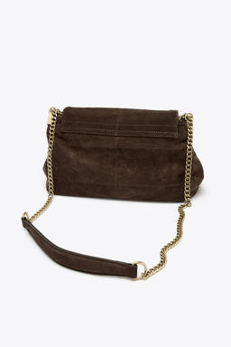 SPLIT SUEDE SHOULDER BAG - Zara фото 3