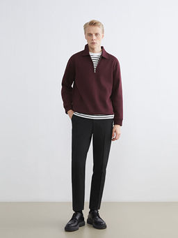 Polo Yaka Erkek Sweatshirt