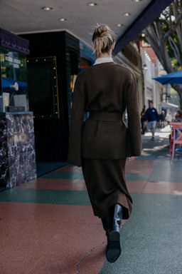 BELTED KNIT CARDIGAN - Zara фото 11