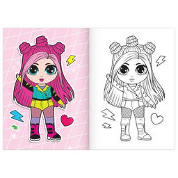 Цена за 2 шт. Раскраска «WOW Girls. Крутой стиль», формат А5, 12 стр.