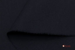 Мерный лоскут(ткань в отрезах) - Крапива Рами (Ramie) цв.Черный с серым оттенком, ш.1.4м - Купава фото 5