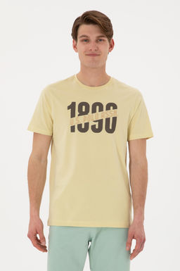 Erkek Bisiklet Yaka A__k Haki Ti__rt Sepette S_rpriz _ndirim