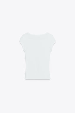 COTTON MODAL T-SHIRT - Zara фото 29