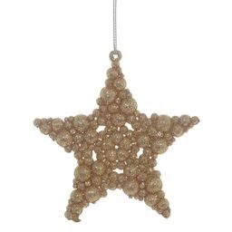 Набор из 2шт Украшение новогоднее "Звезда", L10 W1 H10 см