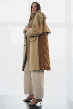 CONTRAST PARKA ZW COLLECTION - Zara фото 17