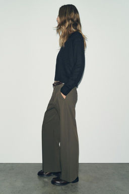ZW COLLECTION STRAIGHT-FIT TROUSERS - Zara фото 14