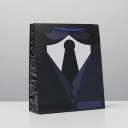 Цена за 2 шт. Пакет подарочный ламинированный, упаковка, «Костюм», ML 21 х 25 х 8 см