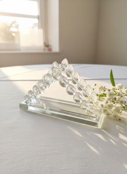 Салфетница капли стеклянная OLS-6797-21