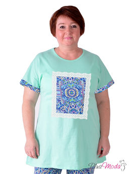 Туника Модель №431 размеры 50-80 - Plusmoda фото 2