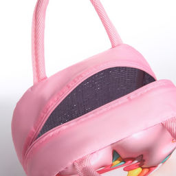 Термосумка на молнии, 5.6 л, цвет розовый