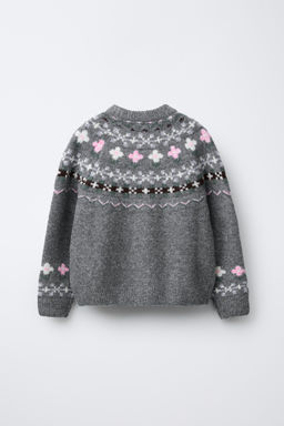 JACQUARD KNIT SWEATER - Zara фото 2