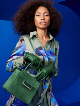 Перчатки женские 100% ш IS934 green moss - Eleganzza фото 6