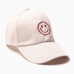Кепка женская MINAKU Smile, бежевая, размер 56-58