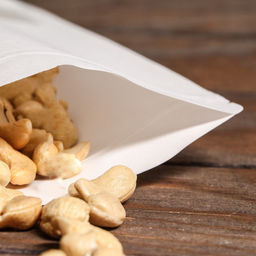 Цена за 50 шт. Пакет Zip-lock Крафт, белый, с прямоугольным окном 16 х 26 см