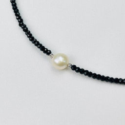Колье из Шпинели и Жемчуга 42 см +