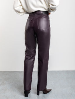 VILATTE / Брюки из эластичной, формоустойчивой эко-кожи  фото 3
