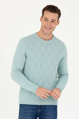 U. S. Polo Assn Мужской мятный свитер - U.s. polo assn фото 8