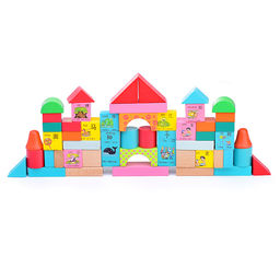 Конструктор из кубиков Башня (52 дет.) - Щепочка фото 3