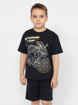 CRB wear / CSJB 63564-48-374 Футболка для мальчика,темно-серый/Ex.Cherubino