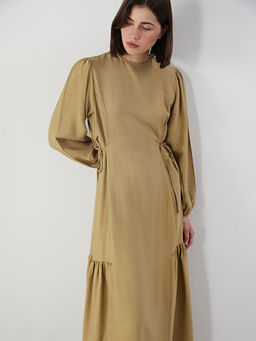 Bisiklet Yaka Elbise