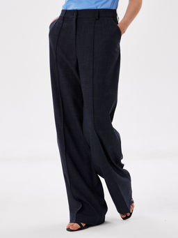 Брюки женские T-lab TL-TRT-015TK-т.синий  фото 7