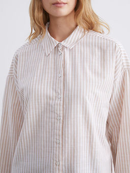 ?izgili Oversize Kad?n G?mlek