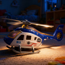 Вертолет "Ураган" на батарейках, в коробке