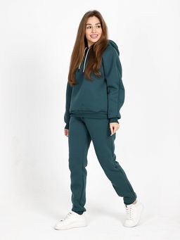 Костюм женский из Футера с начесом Петроль Рост 160-175 см