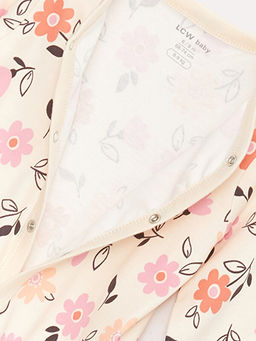 Bisiklet Yaka Desenli K?z Bebek Tulum(0-12 Ay Patikli, 12 Ay+ Patiksiz) - Waikiki фото 3