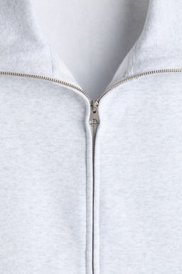 Chaqueta sudadera boxy con cremallera Loose Fit - H&m фото 8