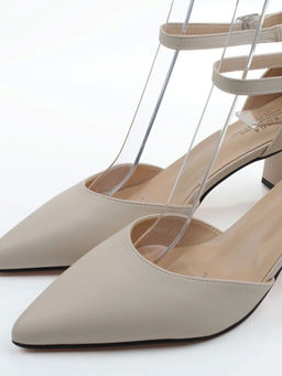 06-HDP1168-9 GRAY/BEIGE Туфли летние женские (натуральная кожа)