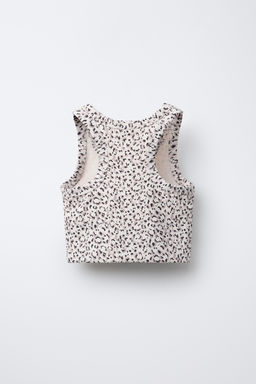 SPORTY ANIMAL PRINT TOP - Zara фото 2