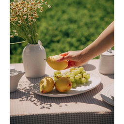 Блюдо SL Home «Арена Бланка», 34×24 см, керамика, белое