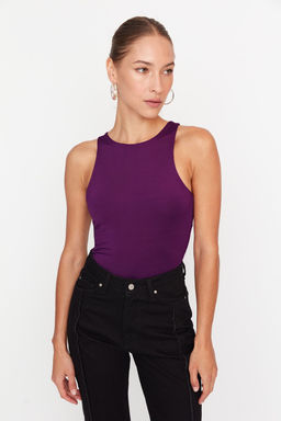 Murdum Halter Yaka Vucuda Oturan Esnek Alttan C?tc?tl? Orme Body TWOSS20BD0044