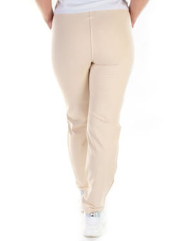 QB-83 BEIGE Брюки спортивные женские (95% хлопок, 5% стрейч) P&S