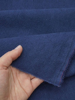 Крапива Рами (Ramie) с хлопком цв.Темно-синий, СОРТ2, ш.1.4м, крапива-50%, хл-50%, 210гр/м.кв - Купава фото 8